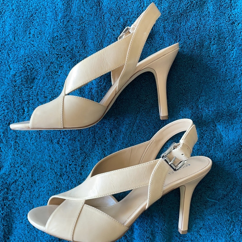 Bone Sandal Heel Michael Kors. - Picture 2 of 7